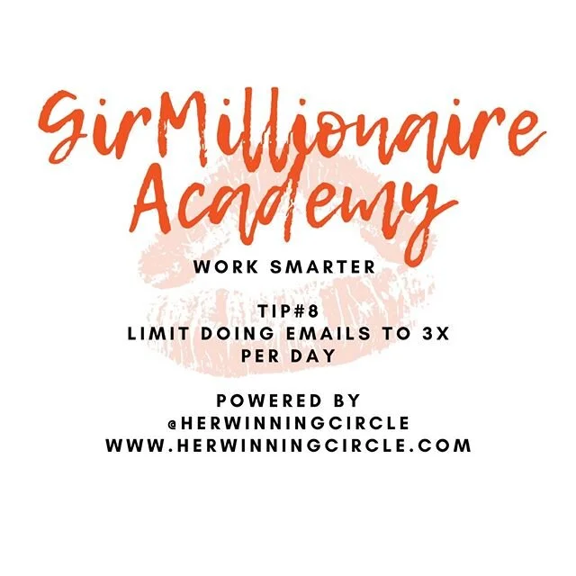 DON'T BE CONSUMED WITH YOU HEAD DOWN ANSWERING EMAILS ALL DAY.  SET THREE SPECIFIC TIMES SO THAT BUSINESS AND WORK DOES NOT CUT INTO PERSONAL AND FAMILY TIME!!!⠀⠀⠀⠀⠀⠀⠀⠀⠀
⠀⠀⠀⠀⠀⠀⠀⠀⠀
*TING*⠀⠀⠀⠀⠀⠀⠀⠀⠀
⠀⠀⠀⠀⠀⠀⠀⠀⠀
HOW DO YOU BALANCE AN INFLUX OF EMAILS?