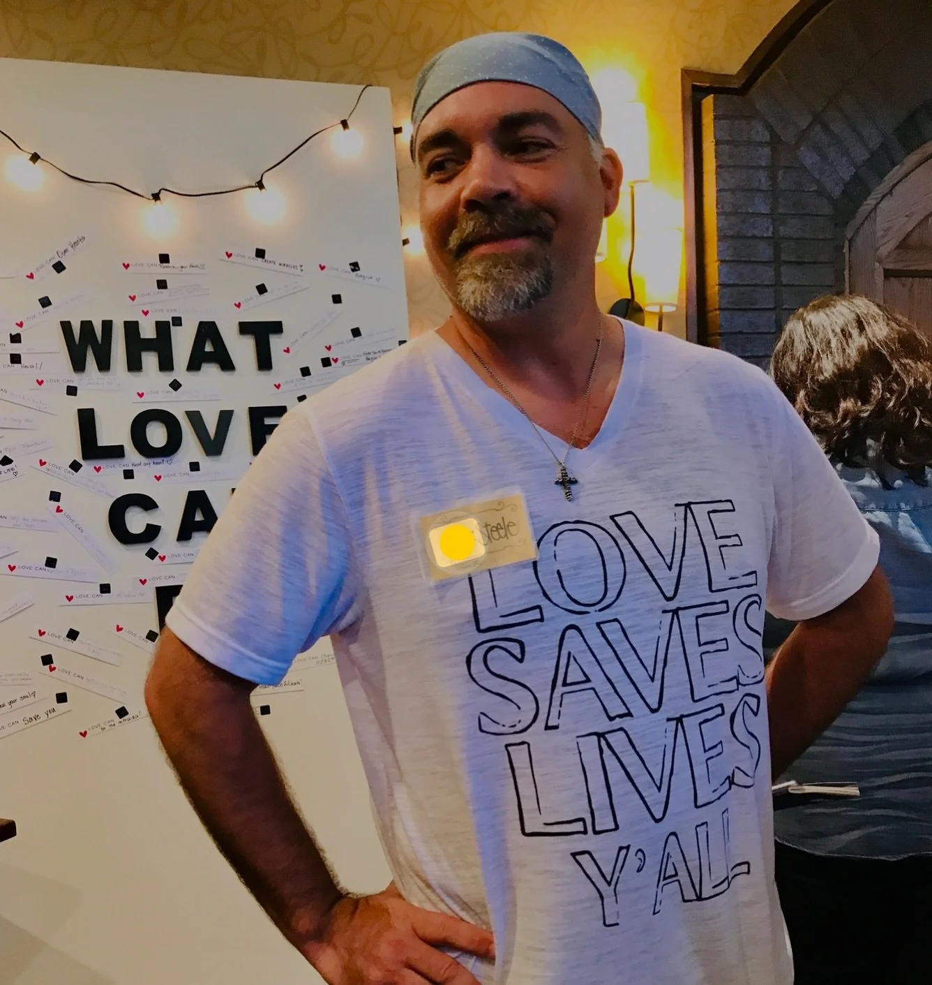Love Saves Lives. It's the only way when Jesus is the center of your LOVE. 

Happier 50th Birthday 🎉! You are loved and I'm excited for us to continue to celebrate many more together. 

Love you ❤️