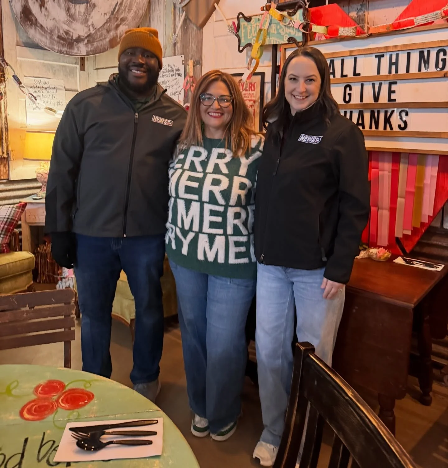 Y&rsquo;all!!! Join me allllll next week (12/8-12/12) on @thethreekbtx!! YESSSS, I get to co-host for the week with @crystalgalny and @connerbeene !! 

Tune in 🎉

#royerspiehaven #keepyourforktherespie #roundtop #tararoyersteele