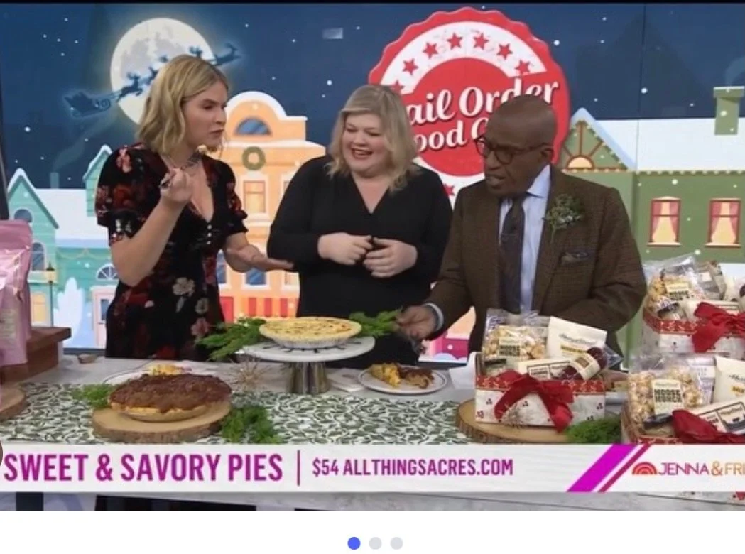Did y&rsquo;all catch Royers Pie Haven on @todayshow with @jennaandfriends and @rusticjoyfulfood ?!

TO CELEBRATE 🎉 USE CODE GIFT10 TODAY ONLYE FOR $10 OFF MAIL ORDER PIE ORDER!!! 

Thank you @jonicohenconsulting ❤️! Thank you for spreading PIE LOVE