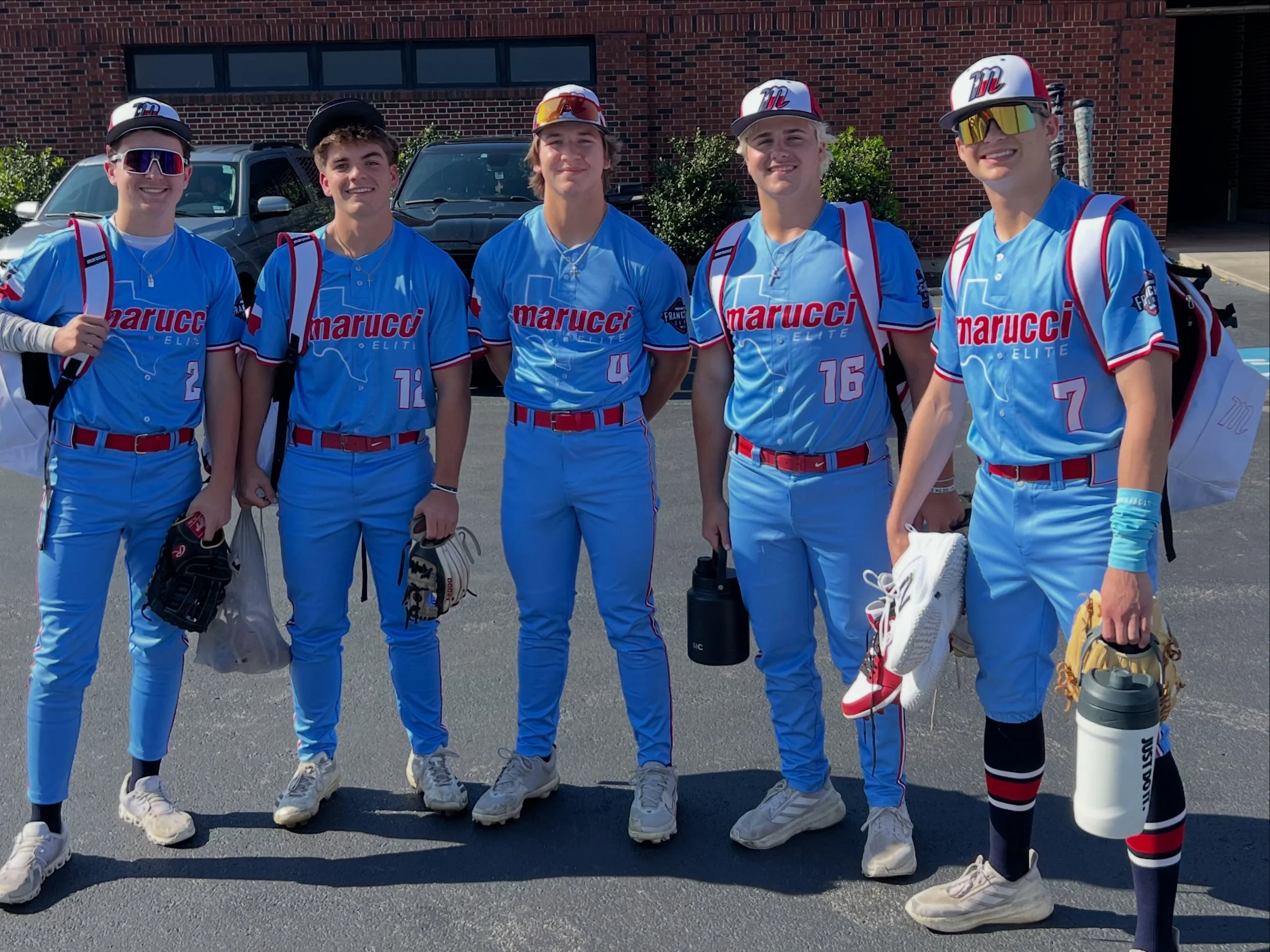 Summer 😎 Baseball ⚾ has begun, the gang's back together.  First weekend out as @maruccielitetexas 🎉!