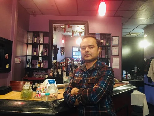 Shree Krishna Giri, owner of Tikka House