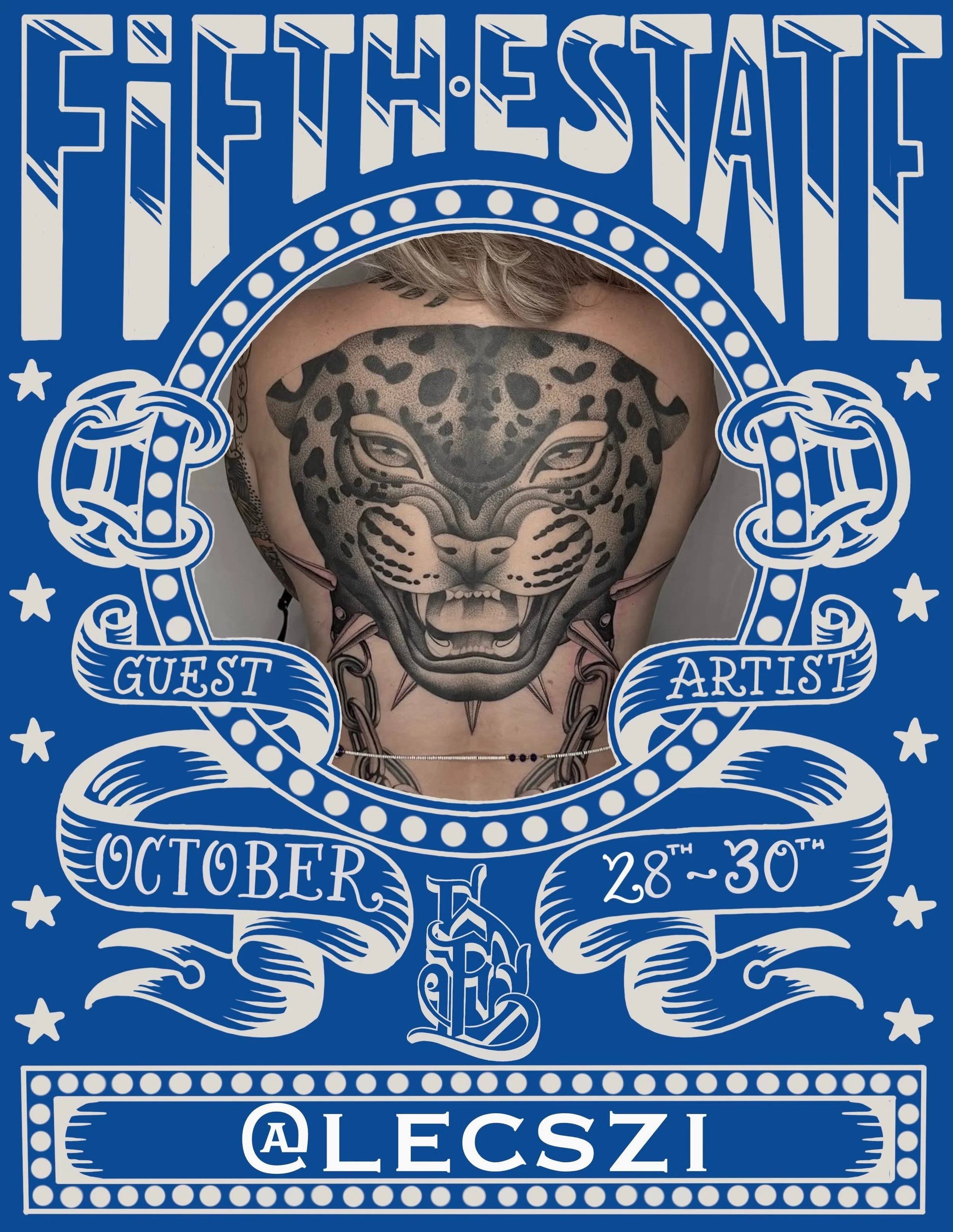 🎉🎉🎉🎉🎉🎉🎉

@lecszi is becoming a regular around these parts and we couldn&rsquo;t be happier. Killer tattoos, great times, and as always a pleasure to hangout with.

We have her in shop with us for 3 days next month, from October 28th-30th&helli