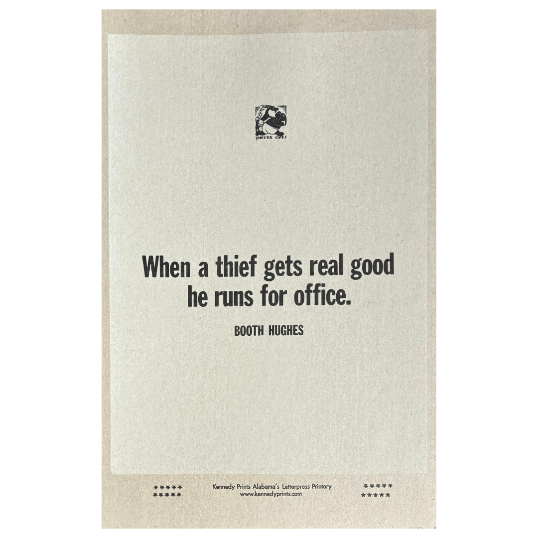 Politrix: When A Thief Gets Real Good...