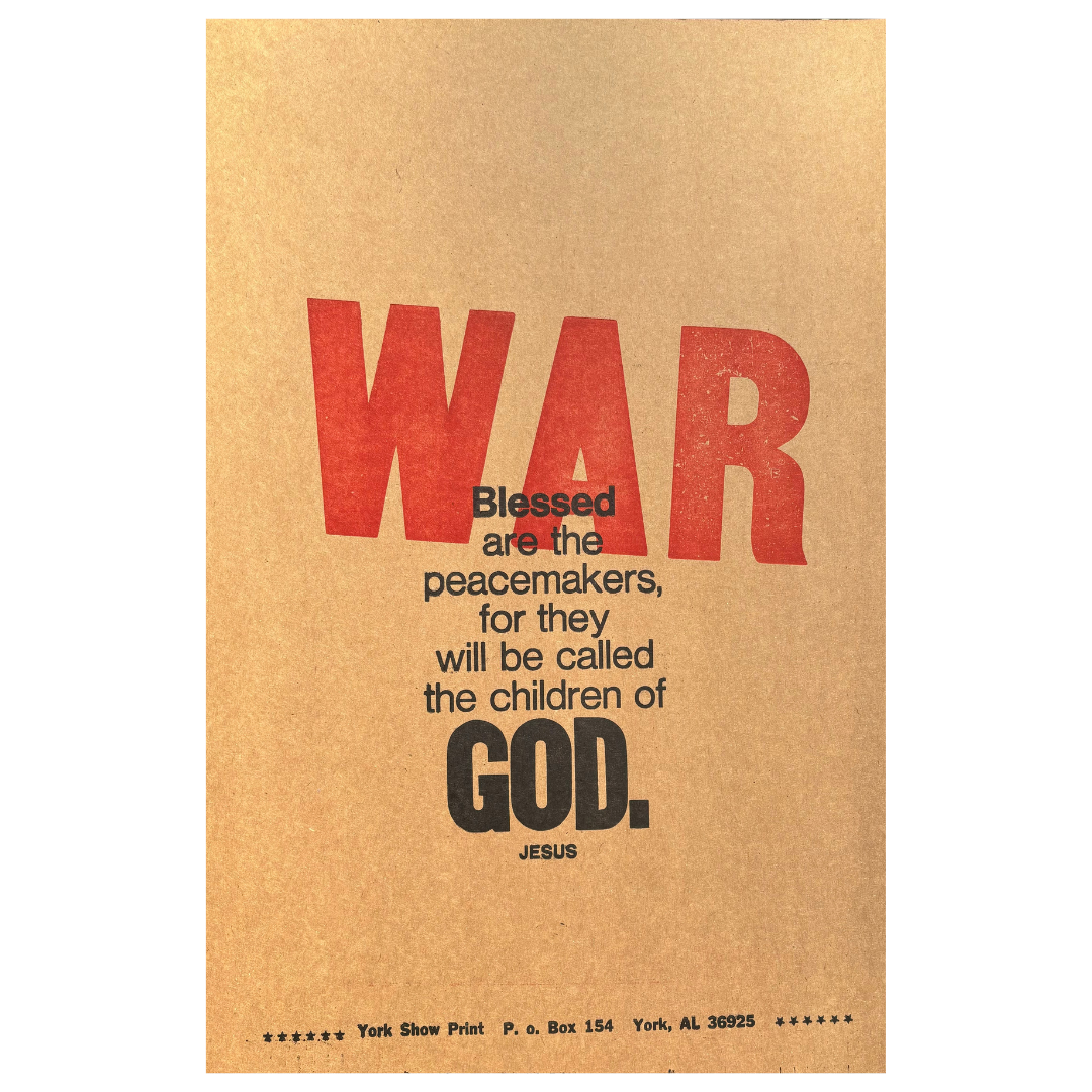 War: Blessed Are The Peacemakers...