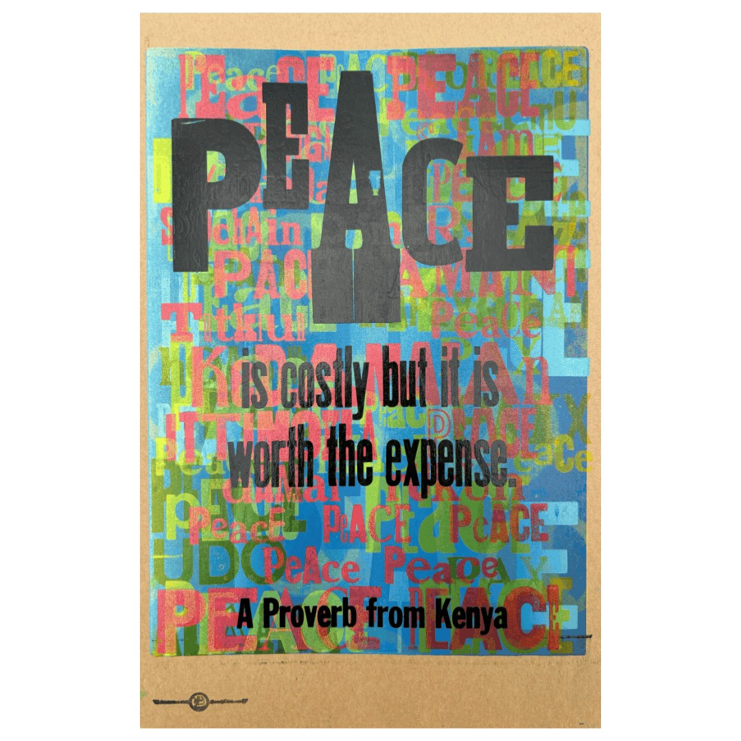 Peace Is Costly But...