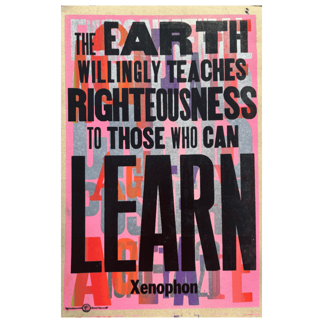 Nature: The Earth Willingly Teaches...