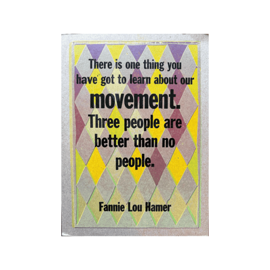 Fannie Lou Hamer | On Movement Building