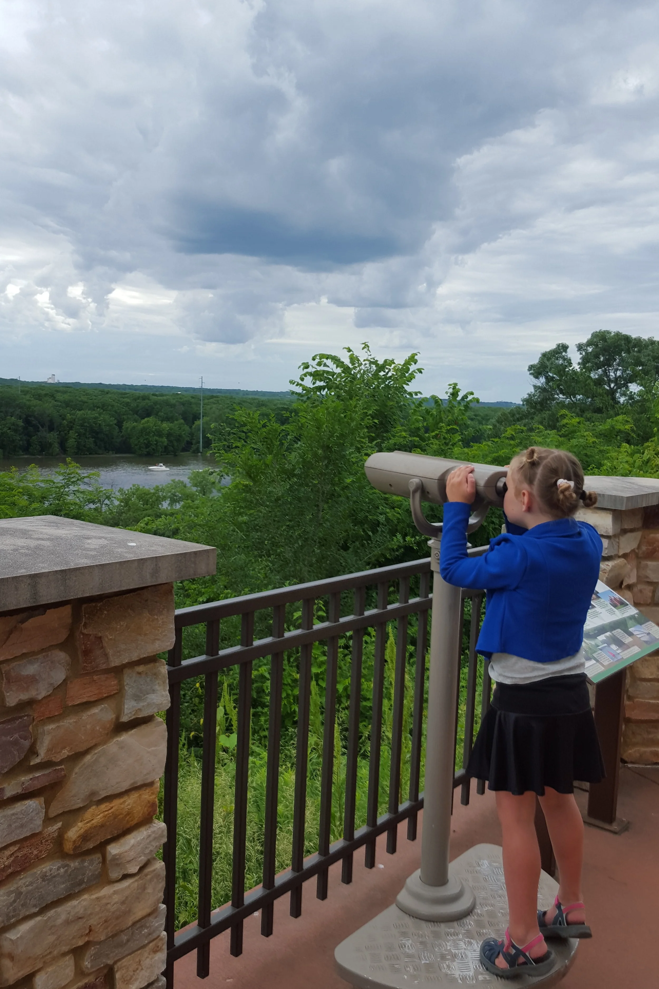 Taking a look at where the Mississippi River and the St. Croix River meet in Prescott, WI.