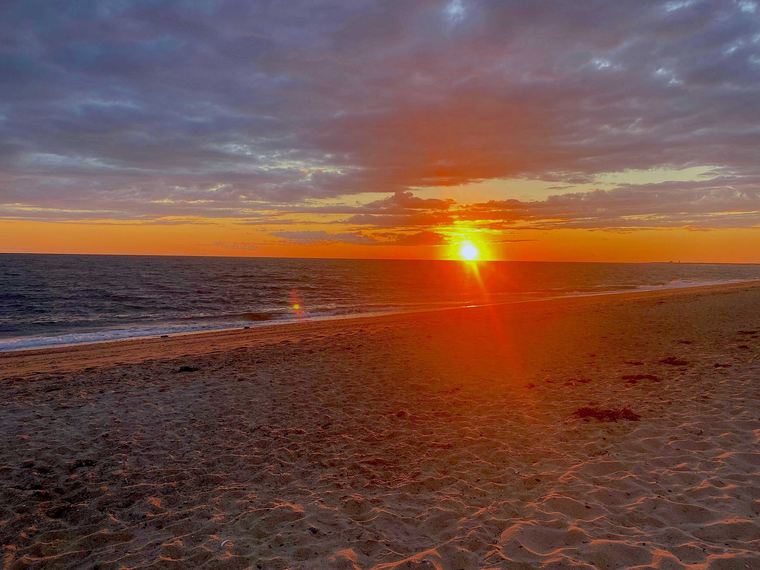 Enjoying the sunset in Provincetown during Family Week 2021