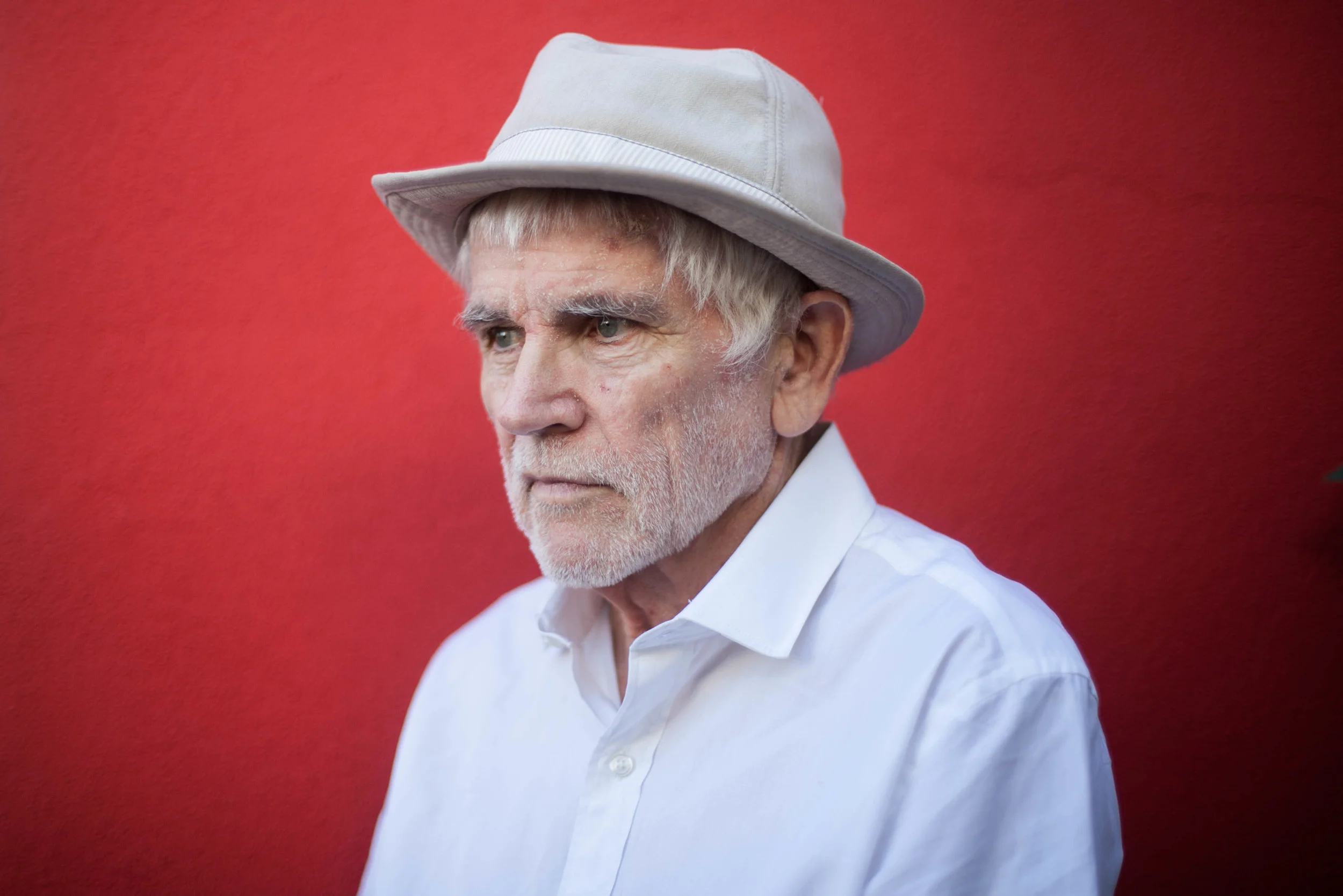 Mike Davis an American writer and historian at his home in San Diego, Ca.