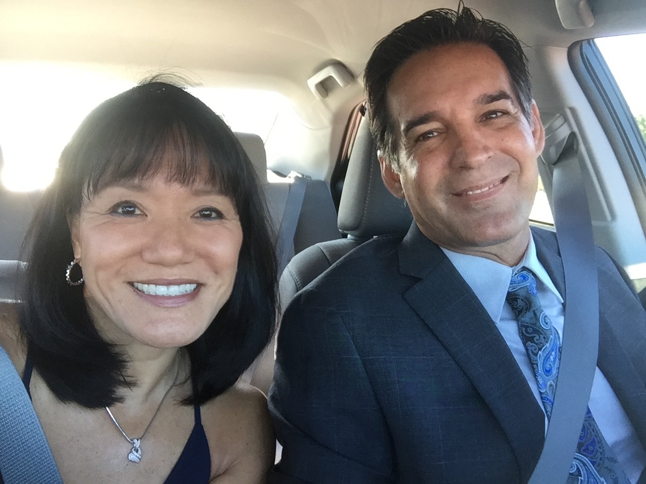 Heading to a wedding