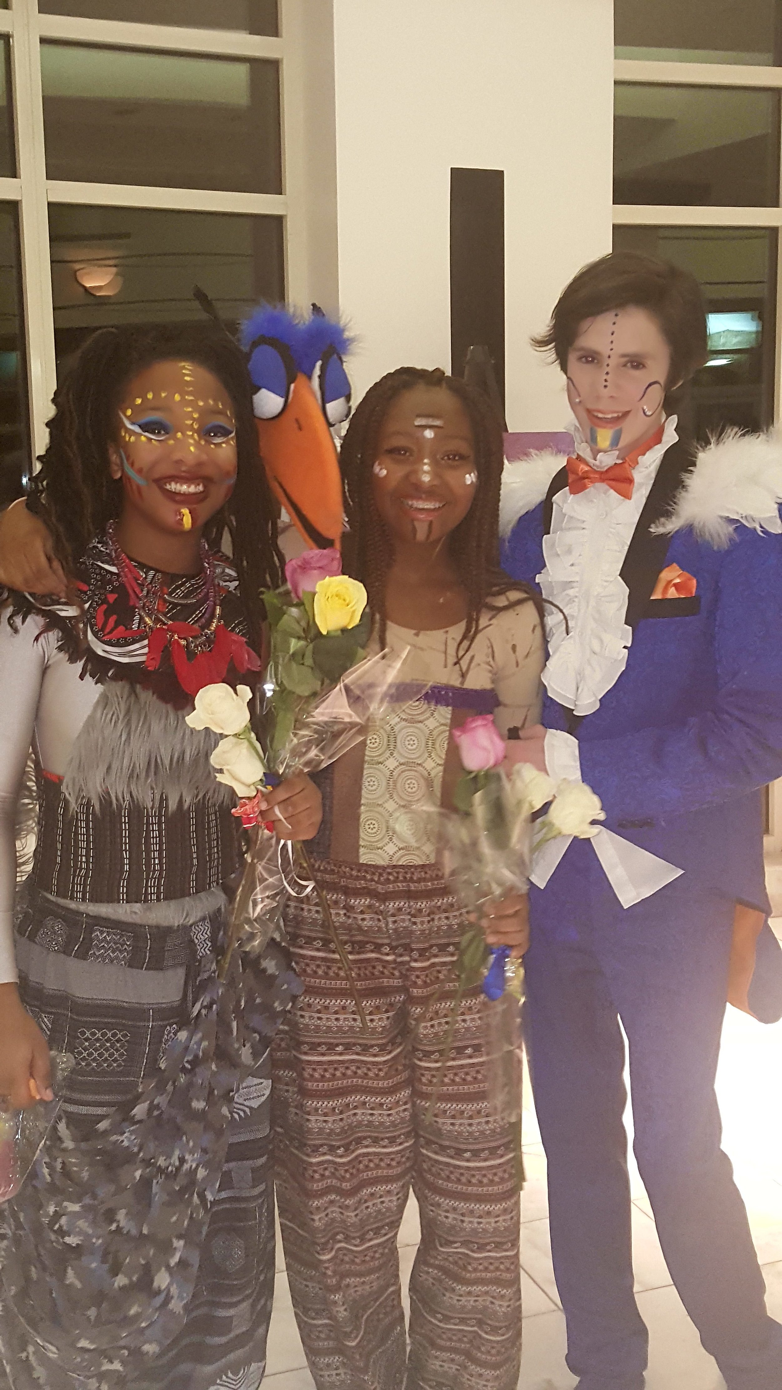 Asata and friends after the Lion King