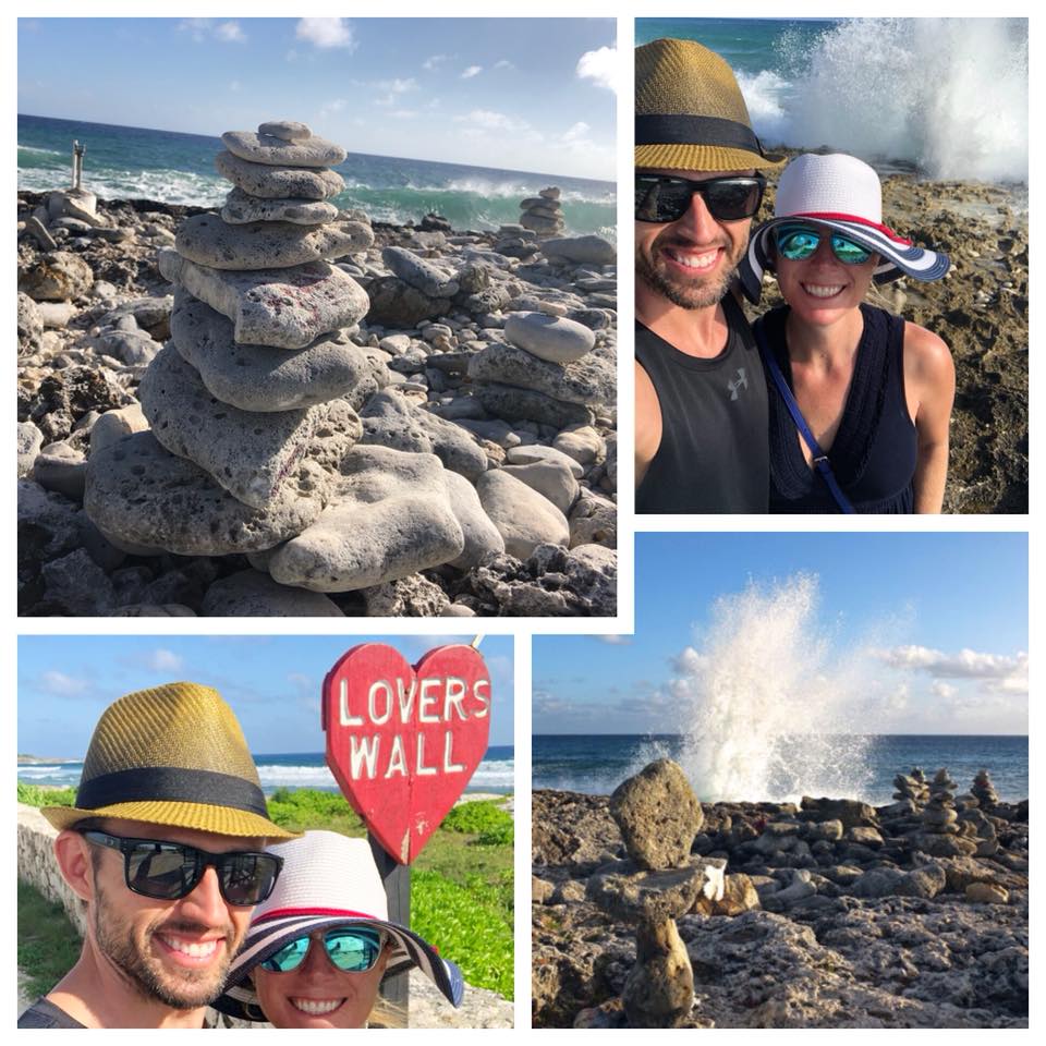 Love wall in the Grand Caymans