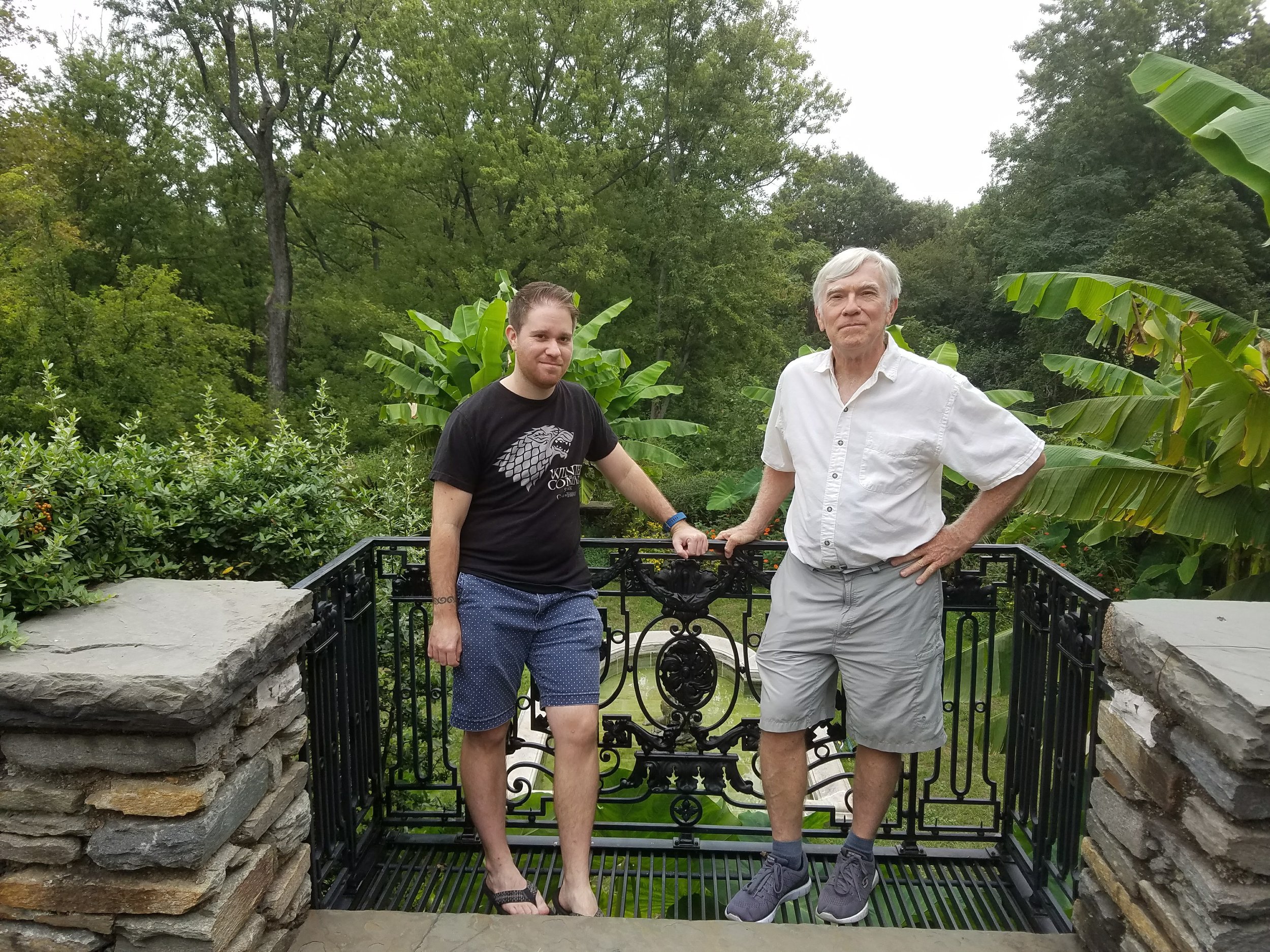 Logan and his dad, Charlie