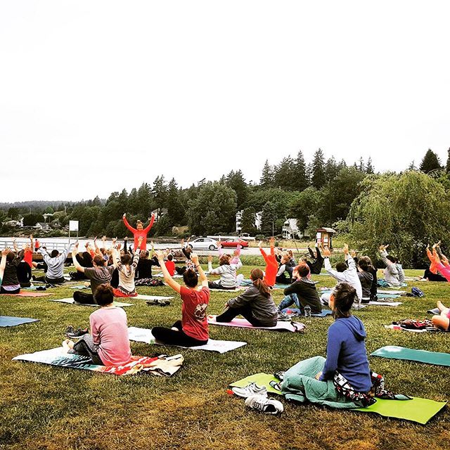Join us for Free Yoga in the Park this Tuesday 6/18 at 545-645PM at the Silverdale Waterfront! All levels are welcome. Nicole @nw_yoga_mom will be leading the class with help from a couple awesome local instructors! First of a monthly yoga in the par