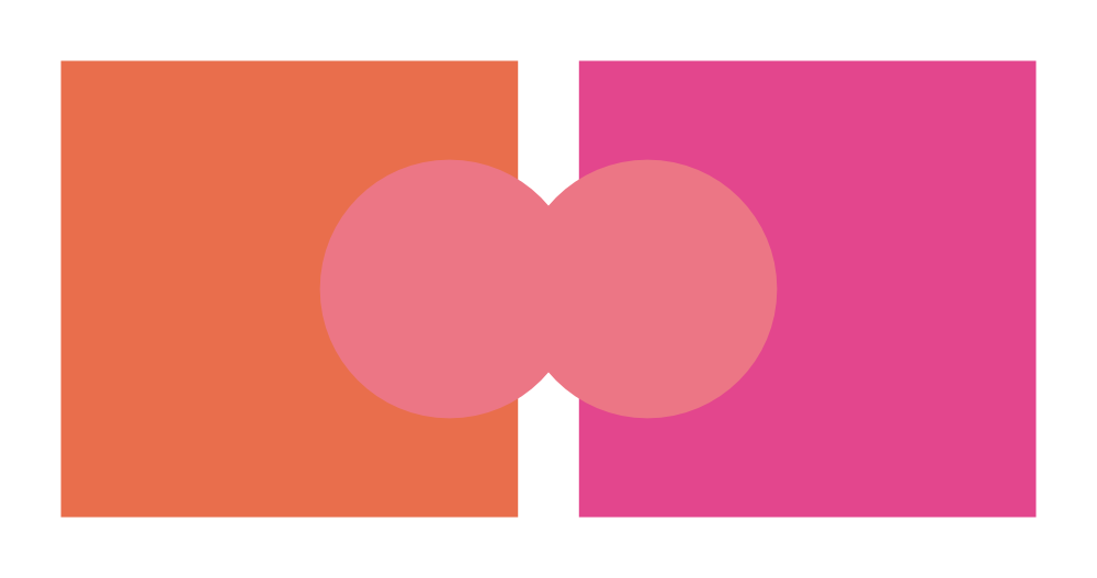 Simultaneous contrast circles joined