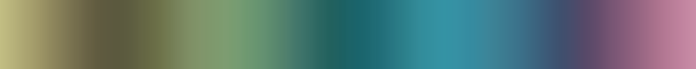 Dark Autumn greens, blues and purples