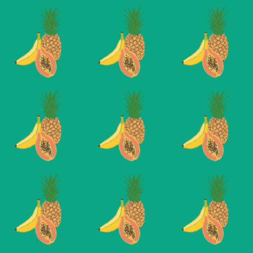 True Spring fruit pattern