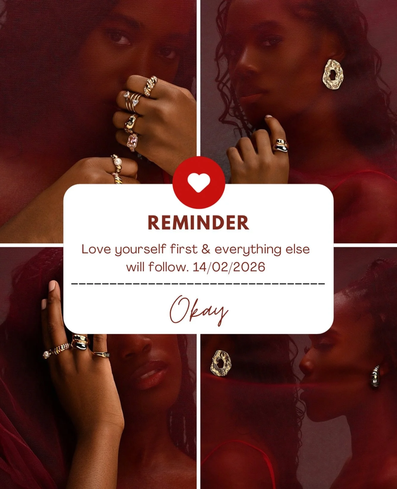 Love always ❤️ Look after yourselves everyday ✨

Free online &amp; international delivery on all orders. 

#jewellery #accesories #goldjewellery #earrings