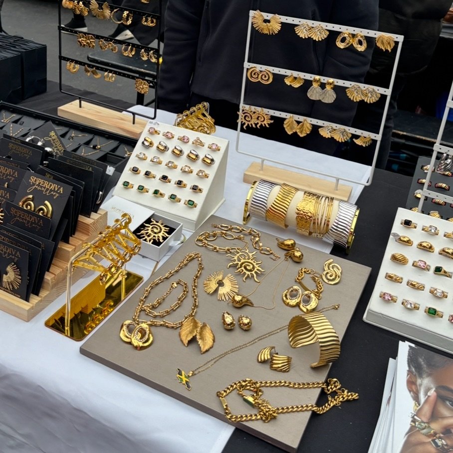 Shop our collection in store at Wolf and Badger Berwick Street London from Sunday 1st February 2026. 

Shop online www.superdivajewellery.com 

18k gold plated stainless steel and tarnish free jewellery. Water resistant and statement jewellery. 

 #j