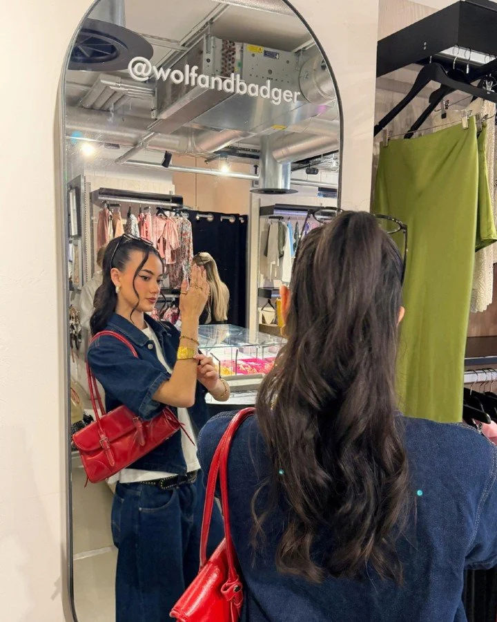 Stop guessing your vibe &amp; start styling it in person ✨

Come and try on the pieces that actually feel like you. Stocked in @wolfandbadger! 💐

See you in store Super Divas 🛍️ #WolfAndBadger