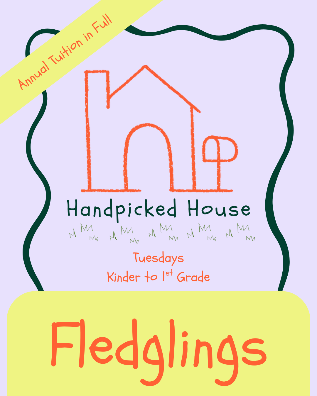 Fledglings - Annual Tuition Pay in Full