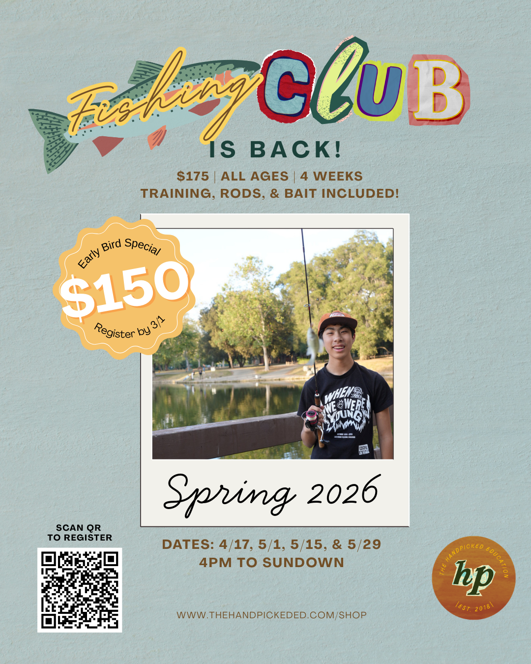 Handpicked Fishing Club - Spring 2026