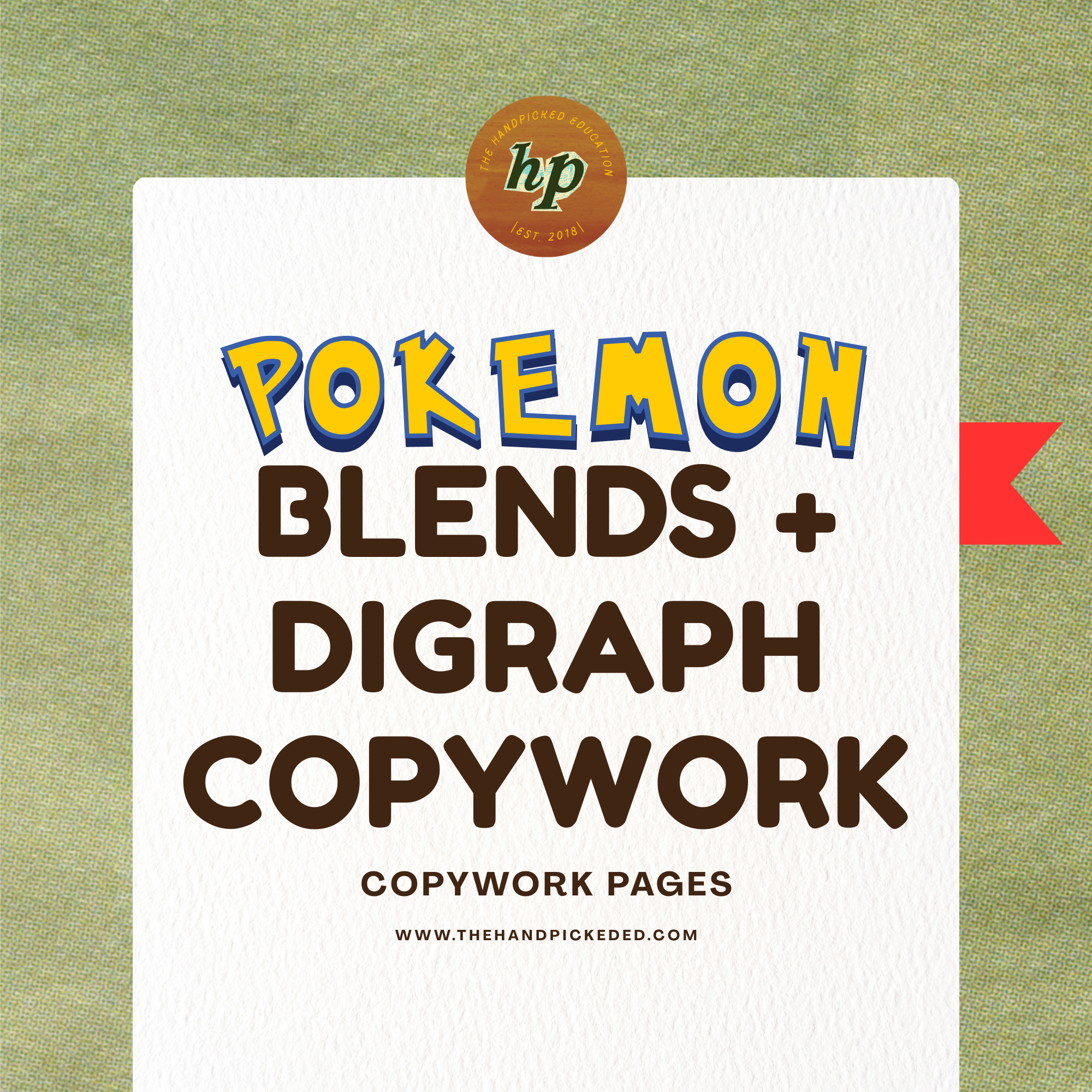 Pokemon Blends + Digraphs