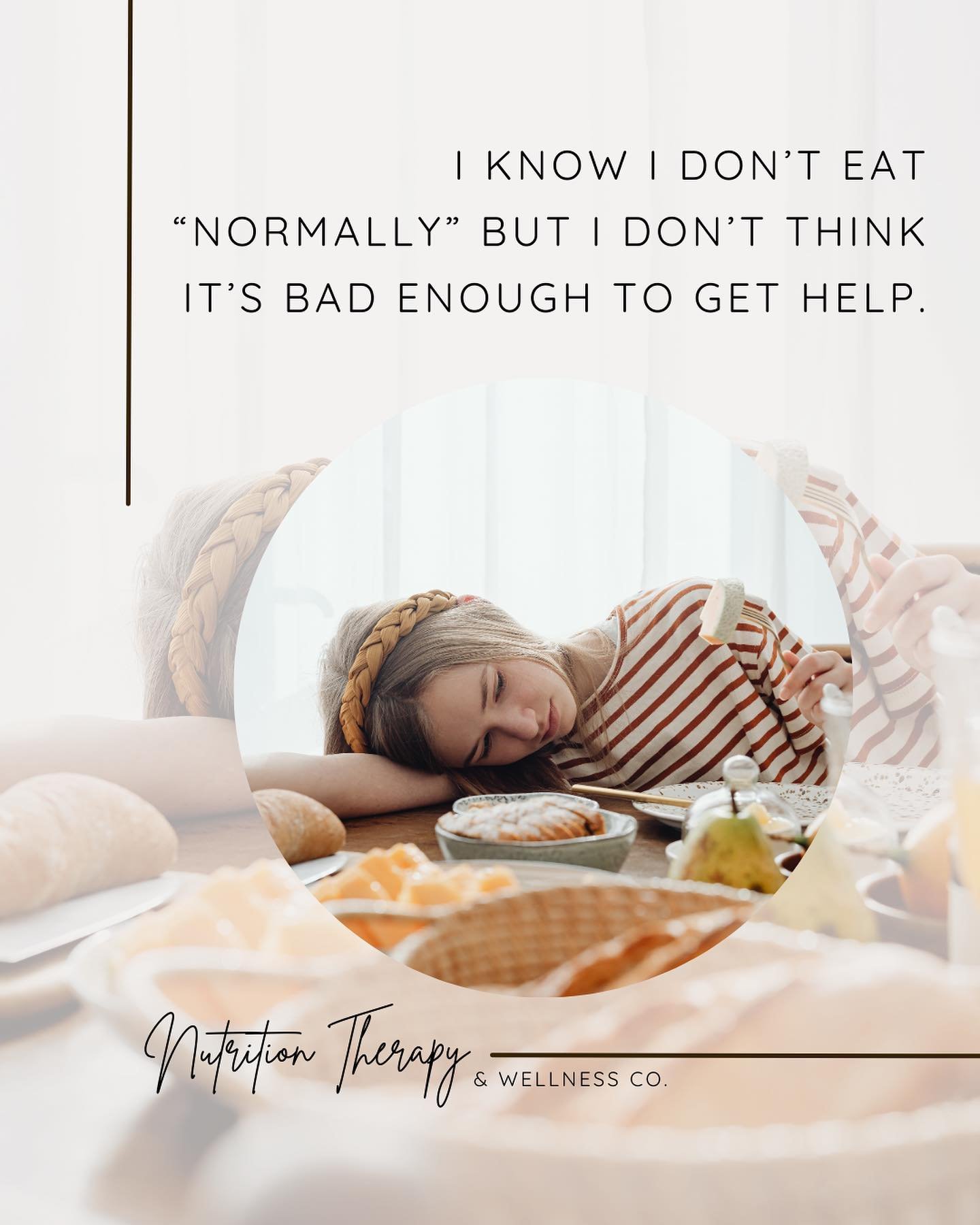 Eating disorders thrive in isolation - of their own irrational beliefs and half-truths sitting there unchallenged in the back of your mind - and by isolating you. &ldquo;It&rsquo;s not that bad,&rdquo; it says. &ldquo;You&rsquo;re not sick enough,&rd
