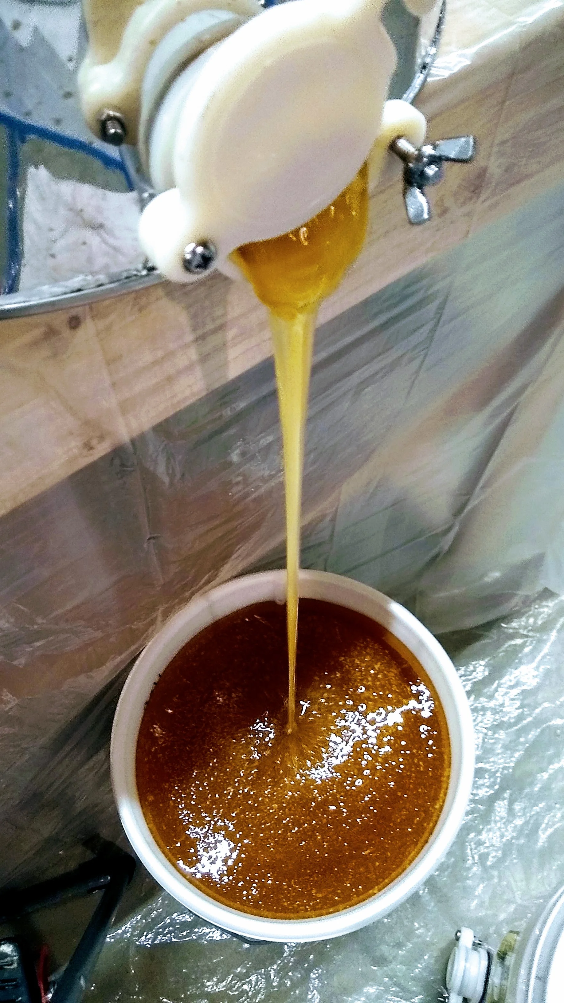 Spinning out honey