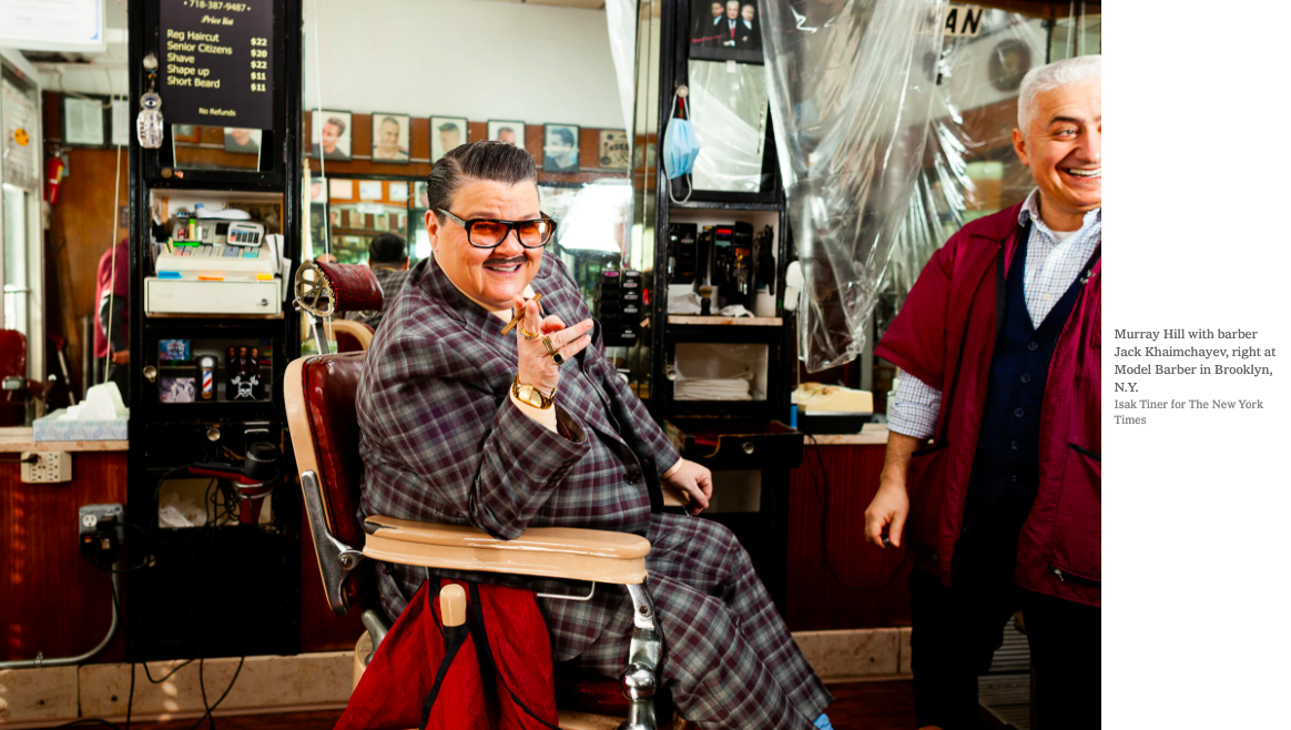 Murray in Sunday Styles in NY Times