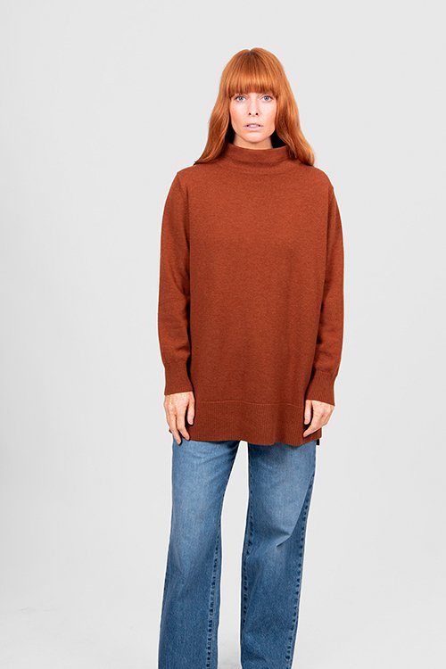 Bridge & Lord | Funnel Neck Tunic (Merino and Cashmere) BL6623