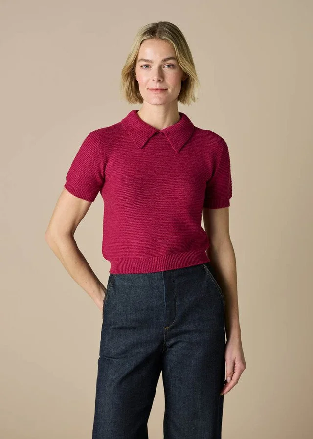 uimi knitwear | Pearl Tee (100% Merino wool)