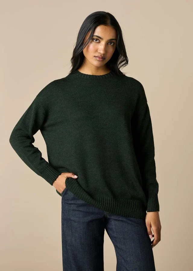 uimi knitwear — Olive Jumper (100% Merino Wool)