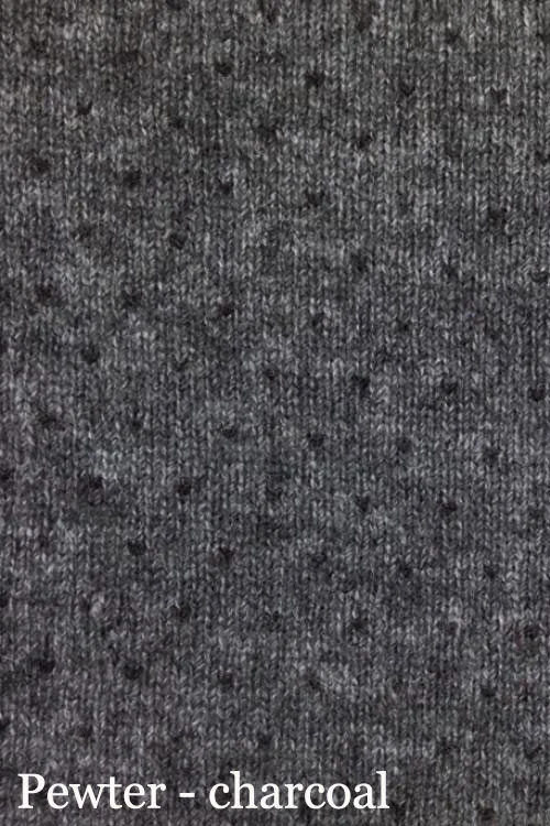 McDonald Textiles Possum Merino Two Tone Turtle Neck - fabric