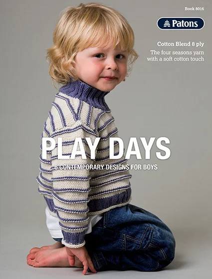Patons knitting pattern — for children - Play Days