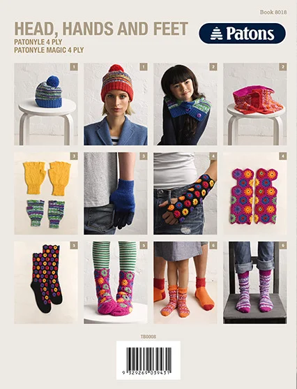Patons Knitting Pattern to knit gloves, hats, socks