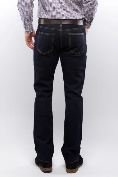Toorallie — Ando Short-Leg Wool-Denim Men's Jeans denim