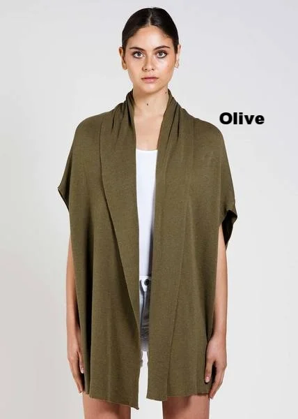 UImi — Sascha Cardigan cashmere cotton olive