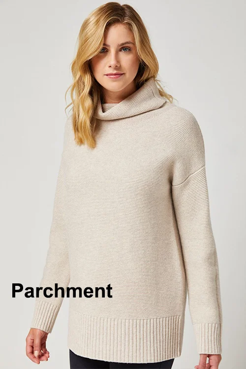 Toorallie — Ripple Merino Wool Jumper parchment