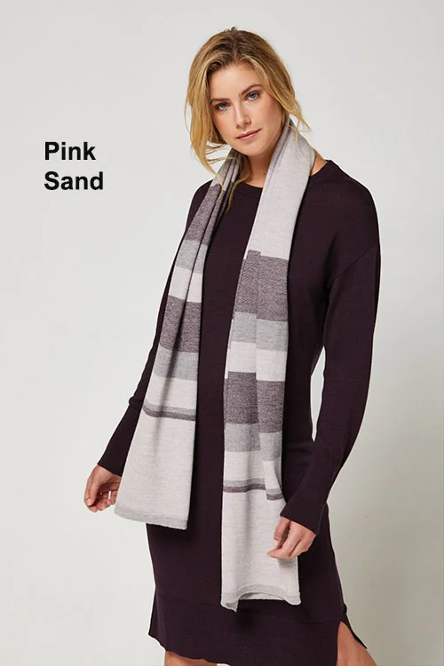 Toorallie — Bay Scarf (Merino Wool) pink sand