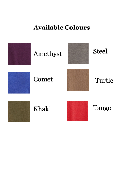Bridge & Lord — Pullover, Curved Hem with Contrast Zip (Merino wool and cashmere colour chart