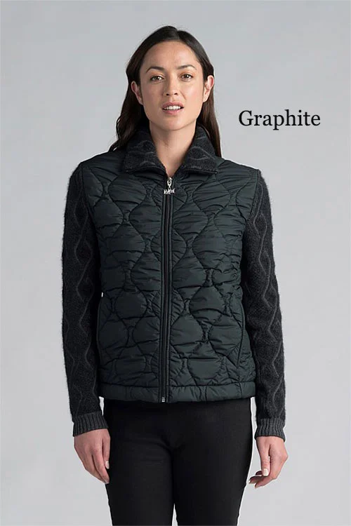 Merinomink™ — Wanaka Jacket (recycled PET bottles and Merino wool) Graphite