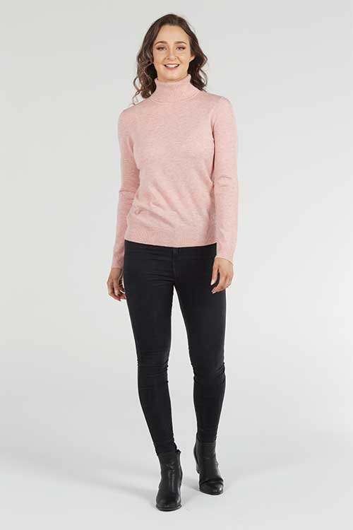 Bridge & Lord — Roll-neck Pullover (Merino wool and cashmere) (BL3658 ...
