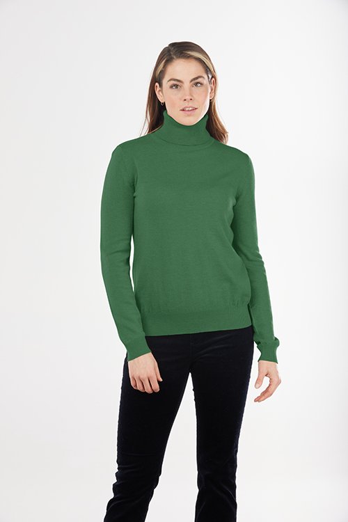 Bridge & Lord — Roll-neck Pullover (Merino wool and cashmere) (BL3658 ...