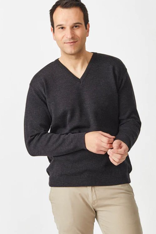 Aklanda — Men's V-Neck Sweater (Merino wool) (Style 302) | The Uralla ...