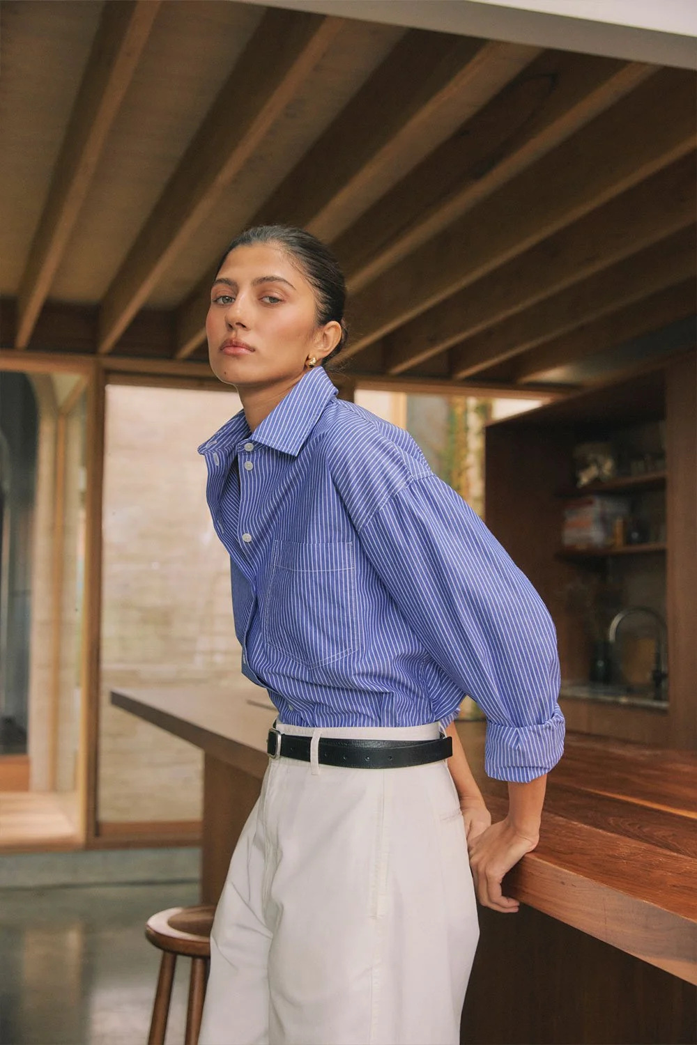 Toorallie | Relaxed Cotton Shirt (100% Cotton) (Sty. 211)