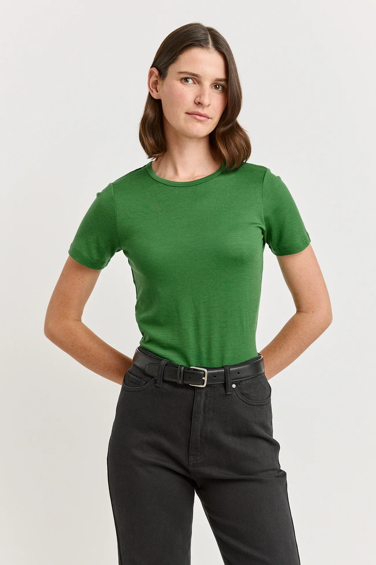 Toorallie | Short Sleeve Crew Tee (Merino Wool) Sty. 600
