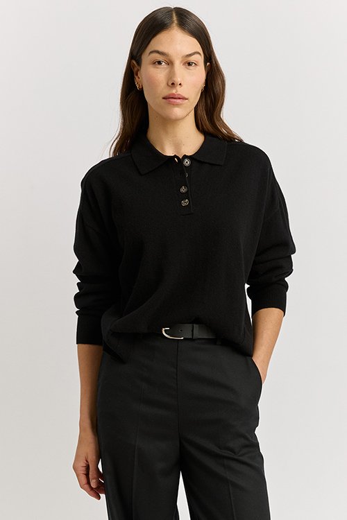 Toorallie | Fine Jersey Polo Pullover (100% Merino Lambswool) Sty. 5227